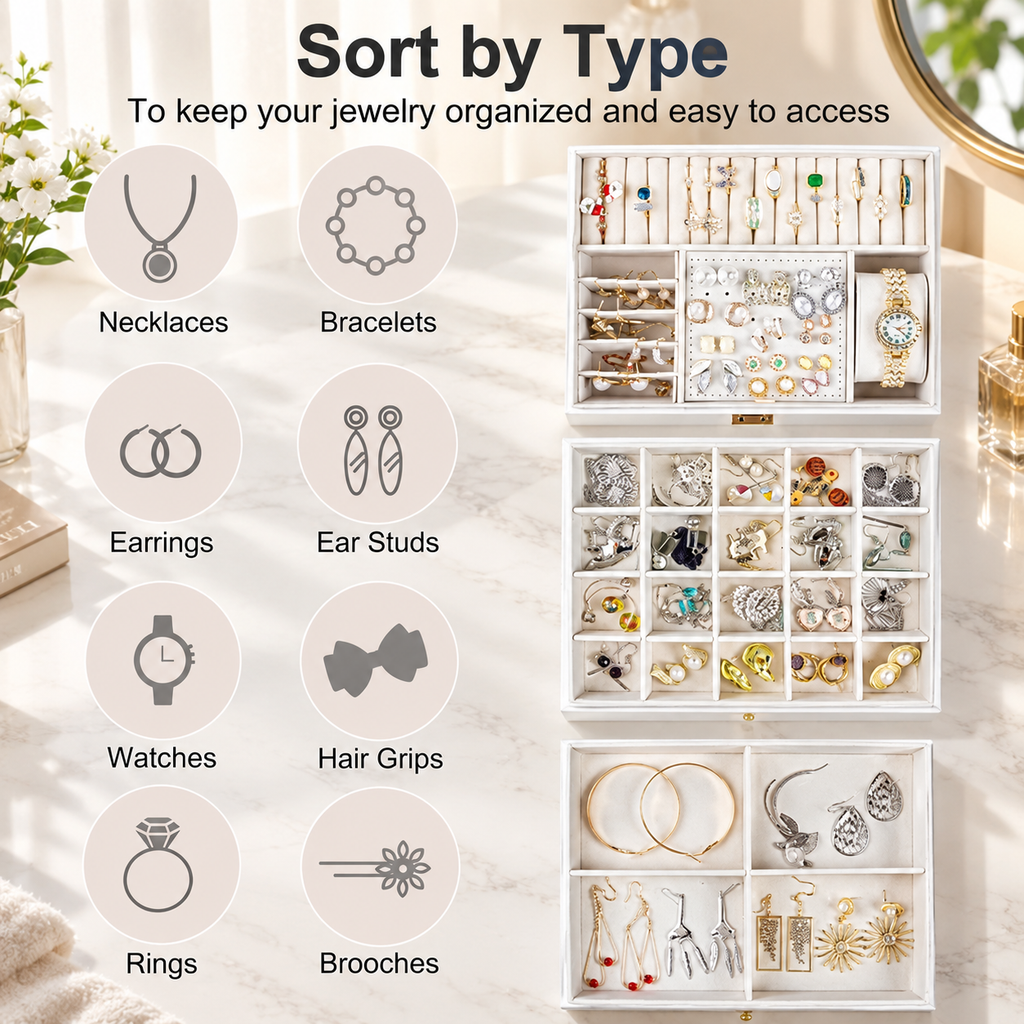Two-Layer Jewelry Organizer