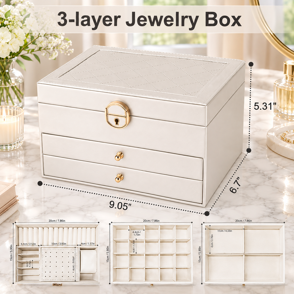 Two-Layer Jewelry Organizer