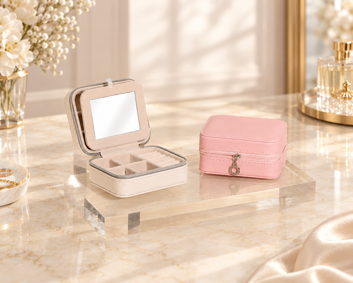 Compact Travel Jewelry Case
