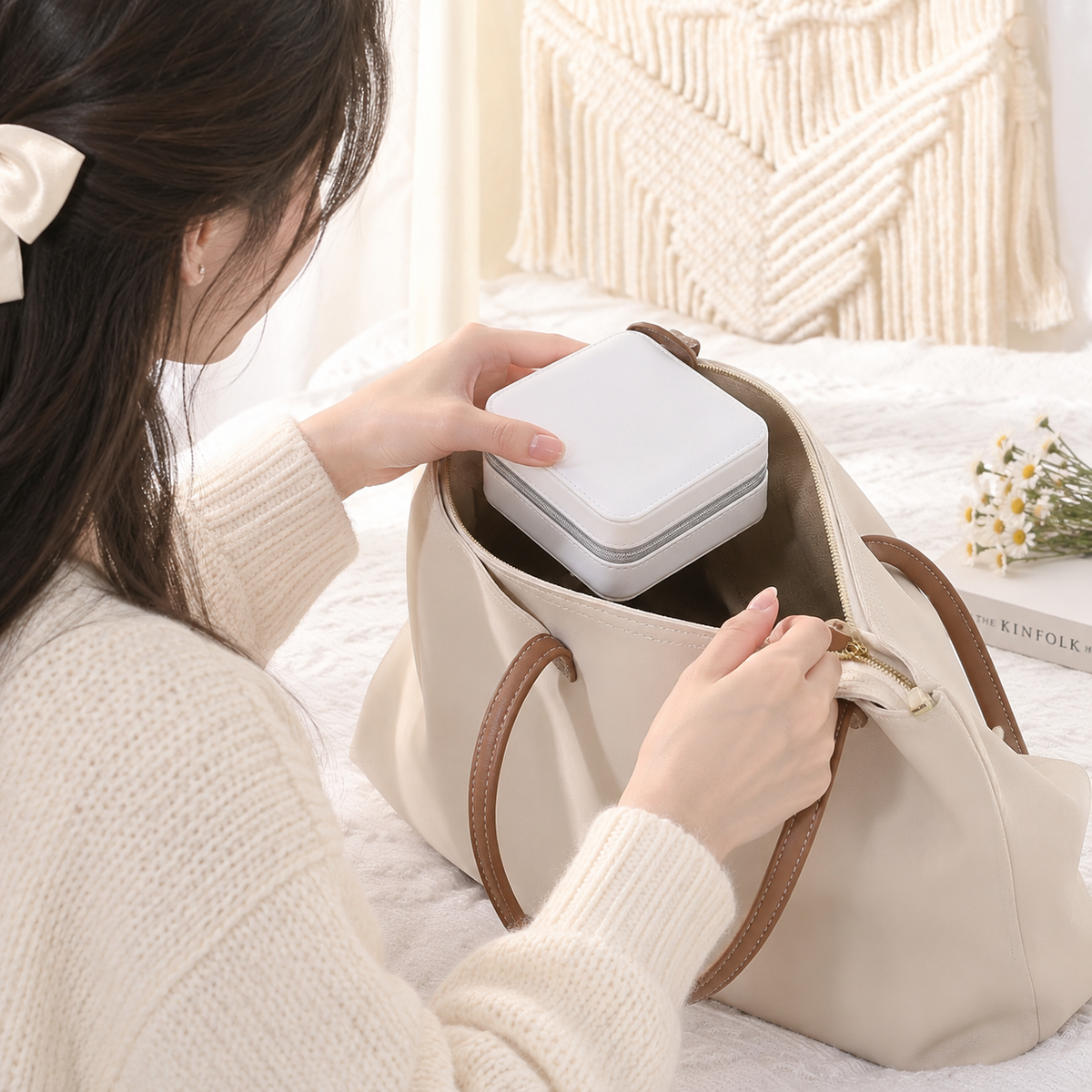 Compact Travel Jewelry Case