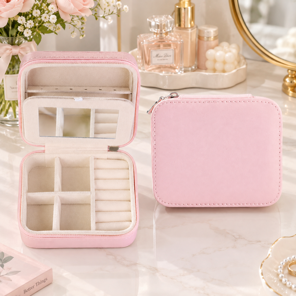 Compact Travel Jewelry Case