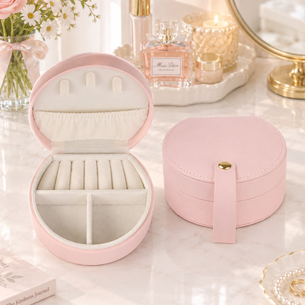 Mini Leather Jewelry Box