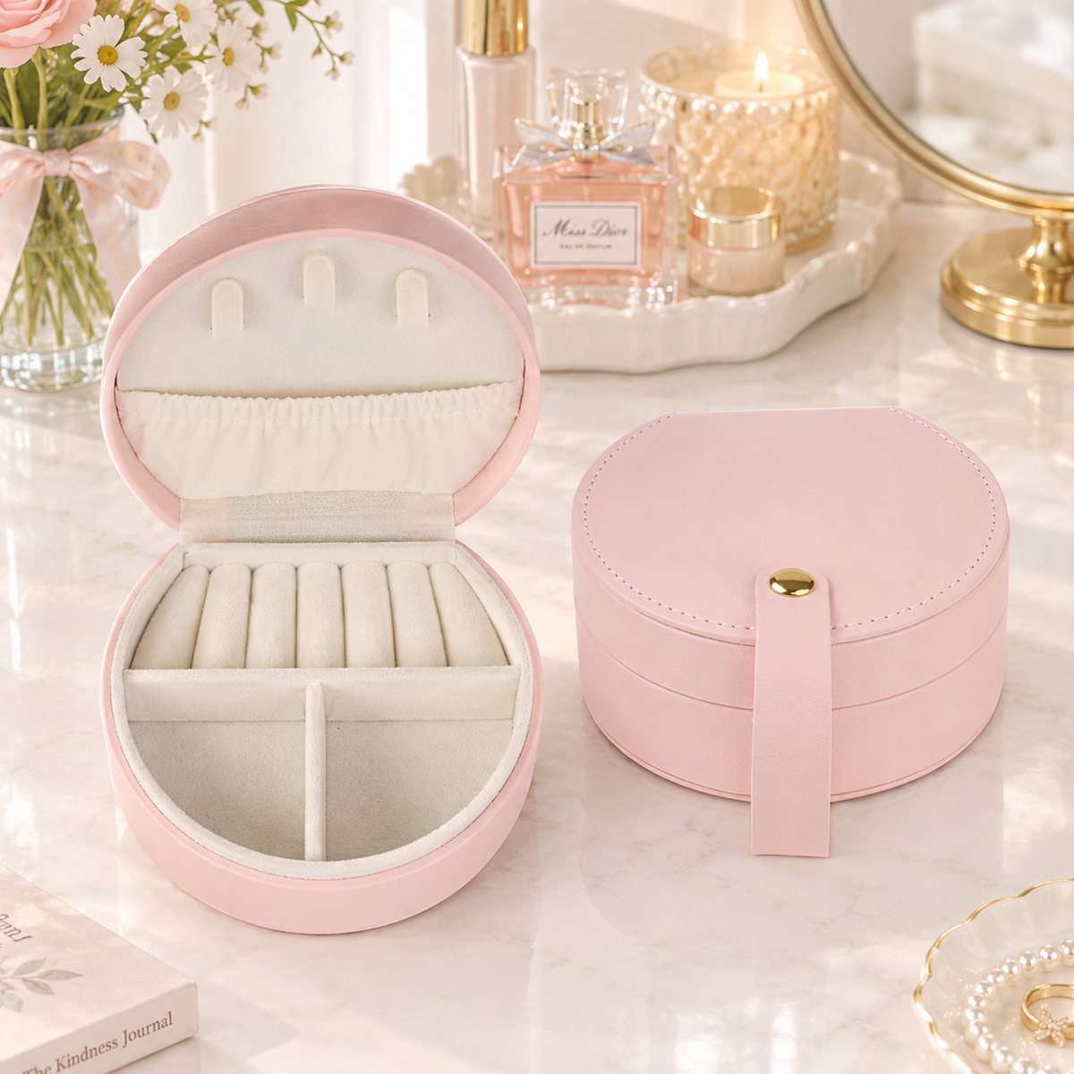 Mini Leather Jewelry Box