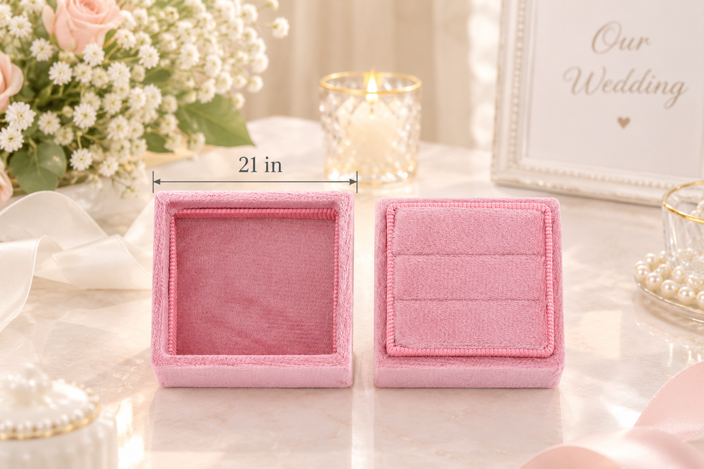 Velvet Square Ring Box