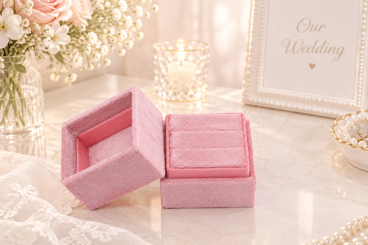 Velvet Square Ring Box